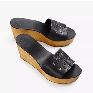 New TORY BURCH Ines Wedge Slides